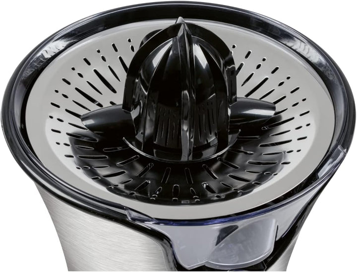 ProfiCook Zitruspresse PC-ZP 1018,Edelstahlgehäuse, Edelstahlsieb, Tropfstopp, automatische Start/St