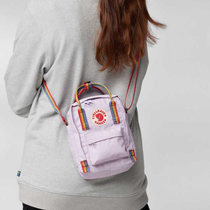 Fjällräven Kanken Rainbow Sling, 2.5 Liter/2,5 Liter, pastel lavender/rainbow pattern 2,5 Liter Past