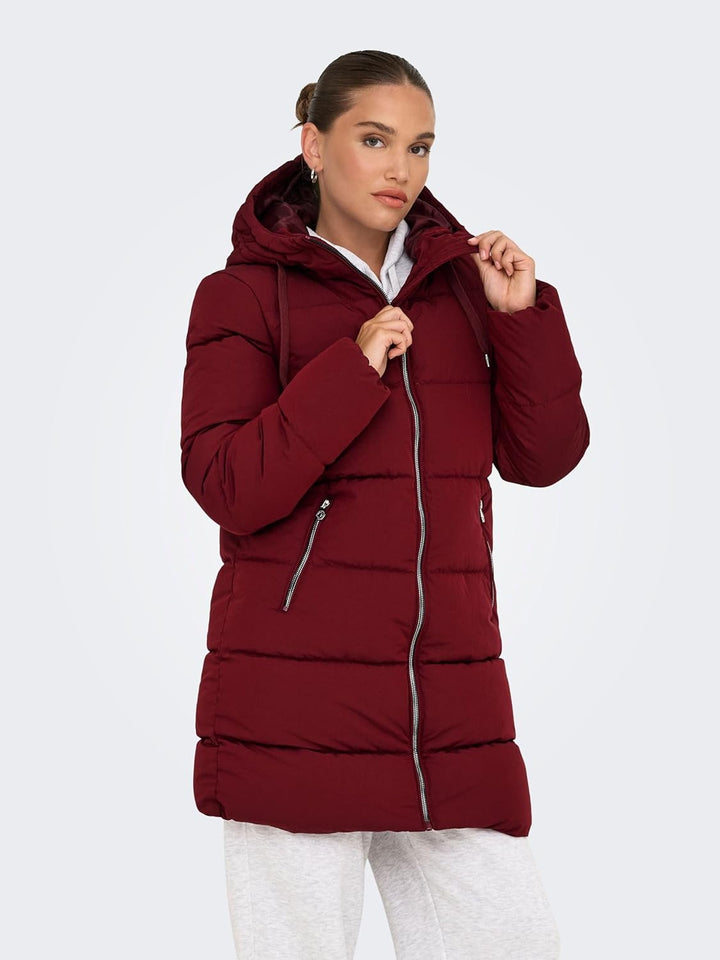 ONLY Female Steppmantel ONLDOLLY Steppmantel XS Cabernet, XS Cabernet