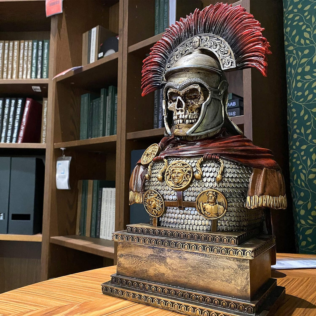 LOOYAR Römisches Imperium Römische Legion Undead Centurion Soldat Krieger Harz-Statue Skulptur Ornam
