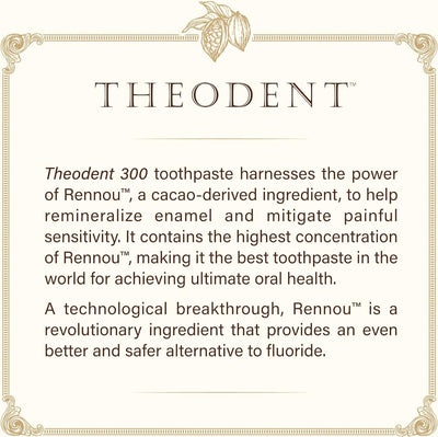 Theodent 300 Clinical Strength Whitening Crystal Mint 3.4 Oz