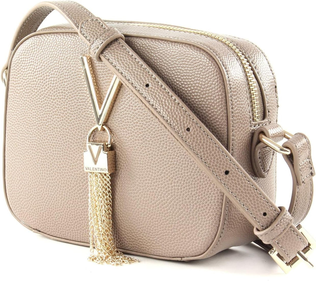 Valentino by Mario Valentino Womens DIVINA Haversack Einheitsgrösse Taupe, Einheitsgrösse Taupe