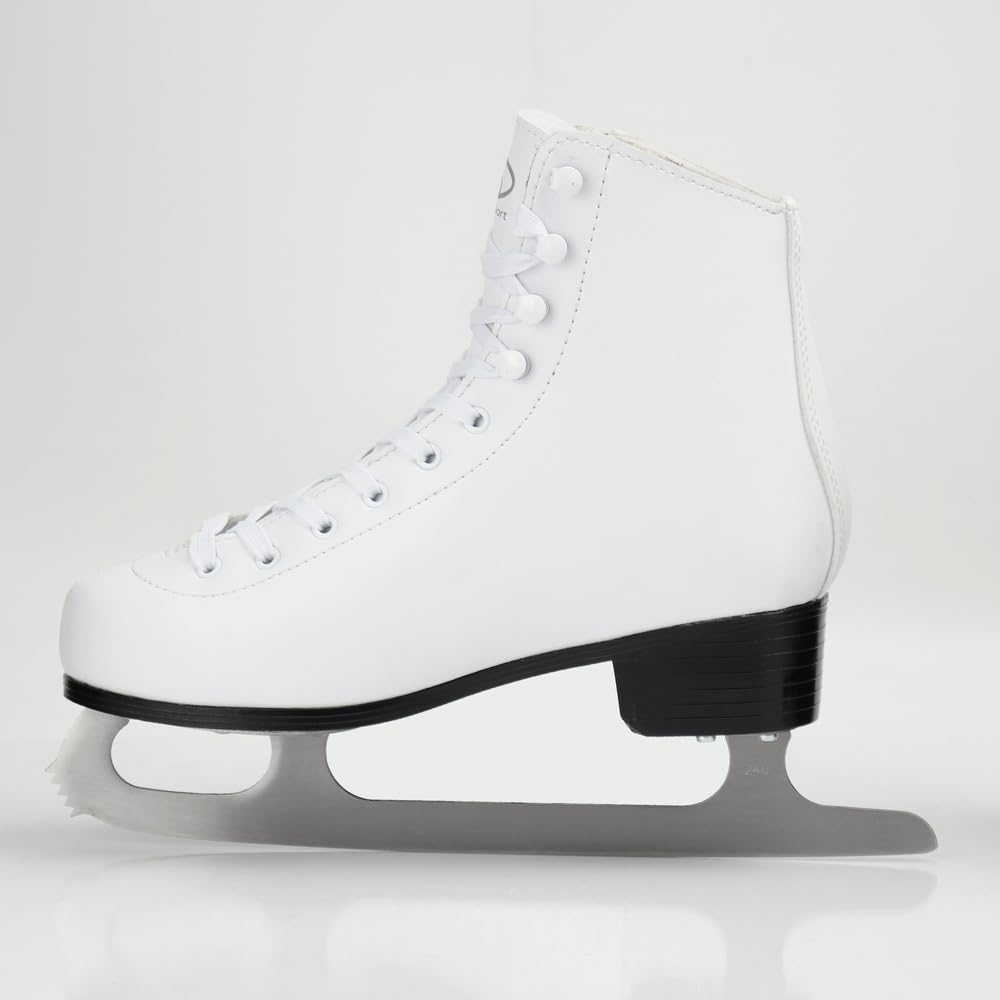 MADIVO SMJ Revina Damen Schlittschuhe Eiskunstlauf Eislaufschuhe Klassische Eislauf Weiss | Grössen: