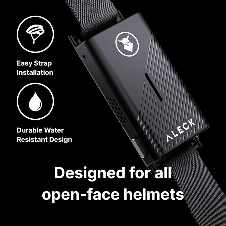 Aleck Punks Kabellose Bluetooth-Fahrradhelm-Lautsprecher – Premium-Open-Ear-Audio, Freisprechfunktio