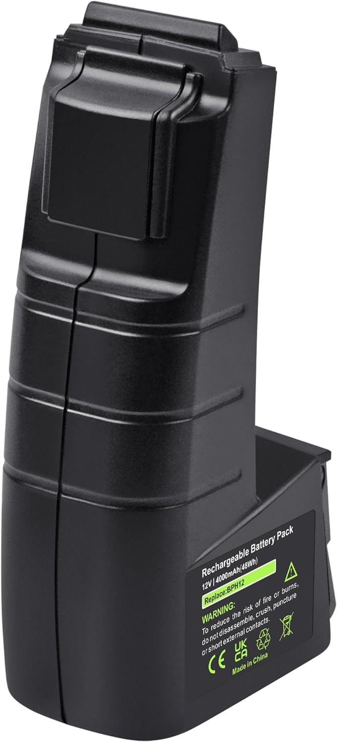 12V 4.0Ah NI-MH Ersatzakku für Festool Festo BPH-12, BPH-12-C, CCD12, CCD12ES, CCD12ES-C, CCD12ESC,