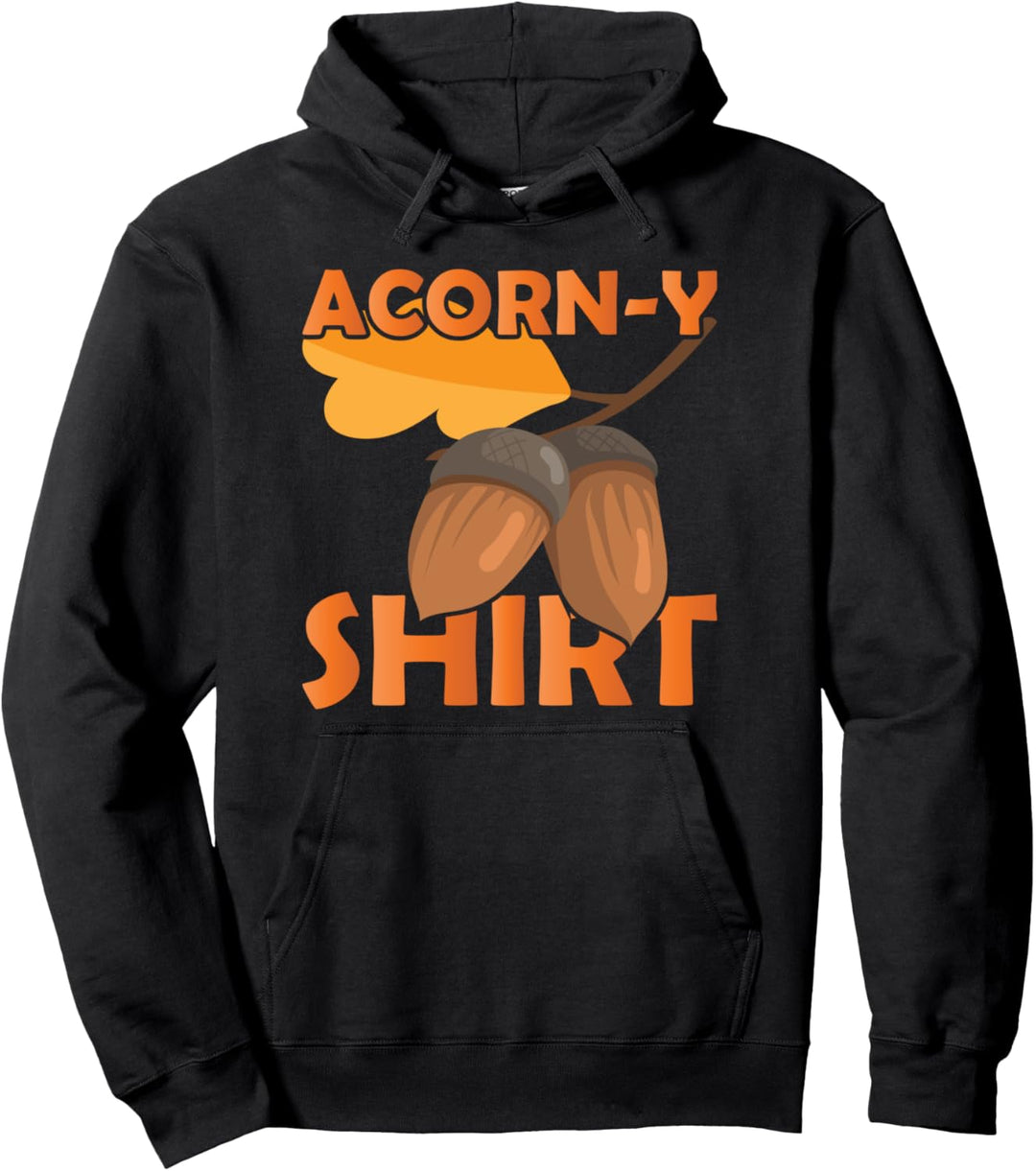Acorn Corny Autumn Fall Leaves - Erntedankfest Pullover Hoodie