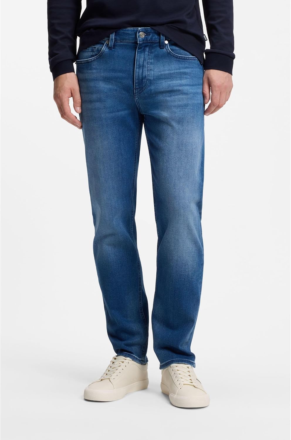 BOSS Herren Hugo Boss H-re.maine Jeans 30W / 34L Mittelblau420, 30W / 34L Mittelblau420