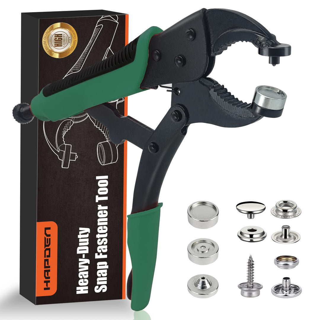 Druckknopf Set Mit Zange, Verstellbares Druckknopf-Setter-Werkzeug, EnthäLt 40 SäTze 15-Mm-DruckknöP