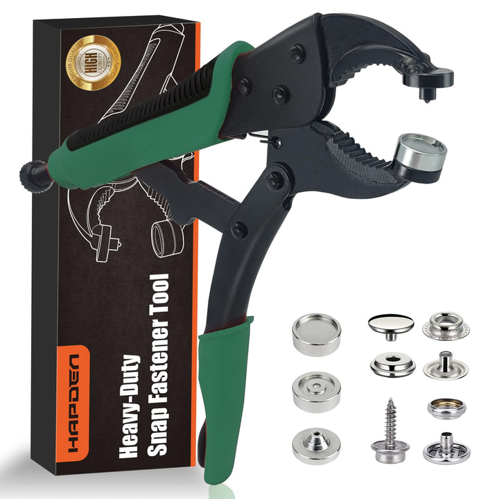 Druckknopf Set Mit Zange, Verstellbares Druckknopf-Setter-Werkzeug, EnthäLt 40 SäTze 15-Mm-DruckknöP