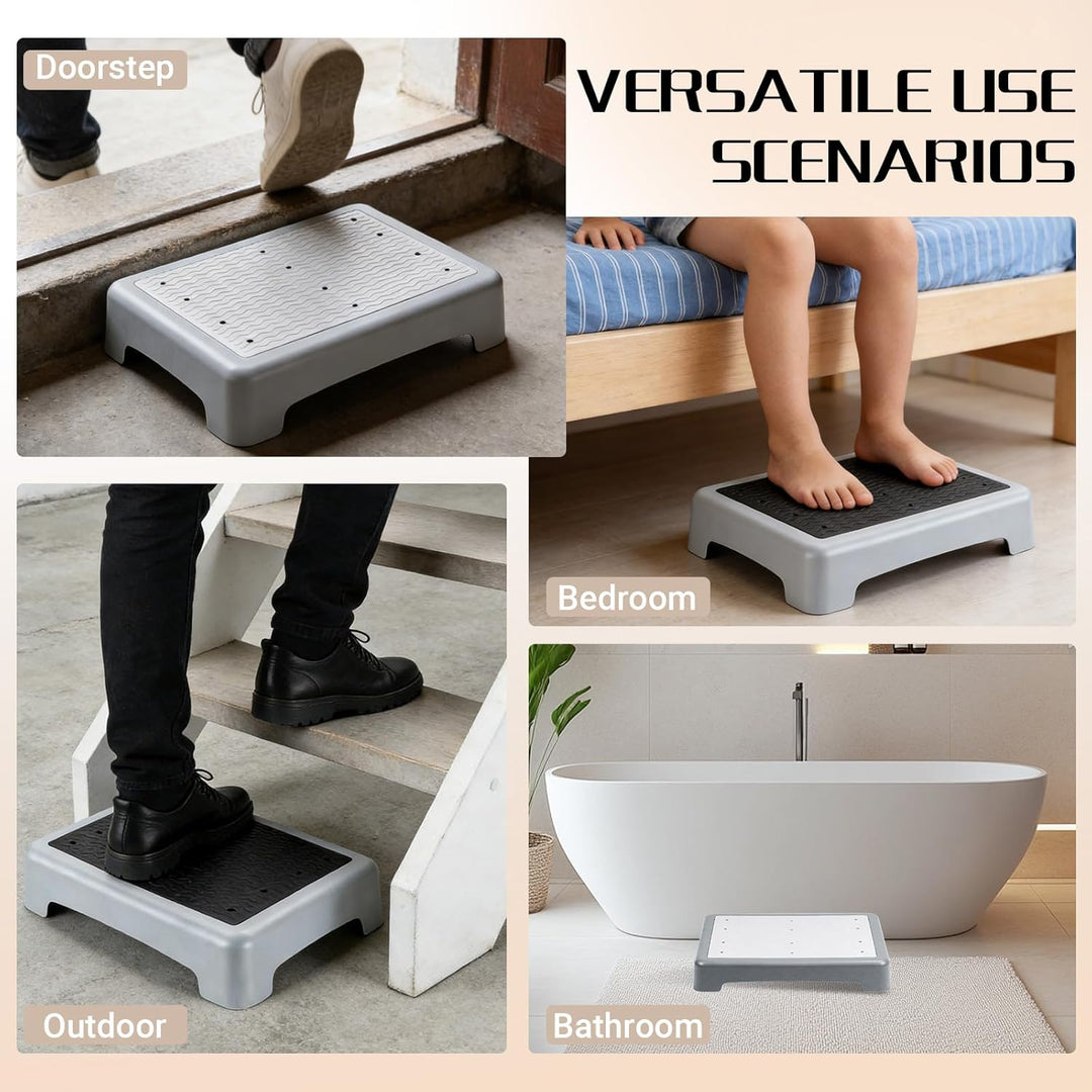 rutschfest Halbstufe 9Cm, Einstiegshilfe Tritthocker, Tragbare Steighilfe Treppen Stufe, Fussstützen