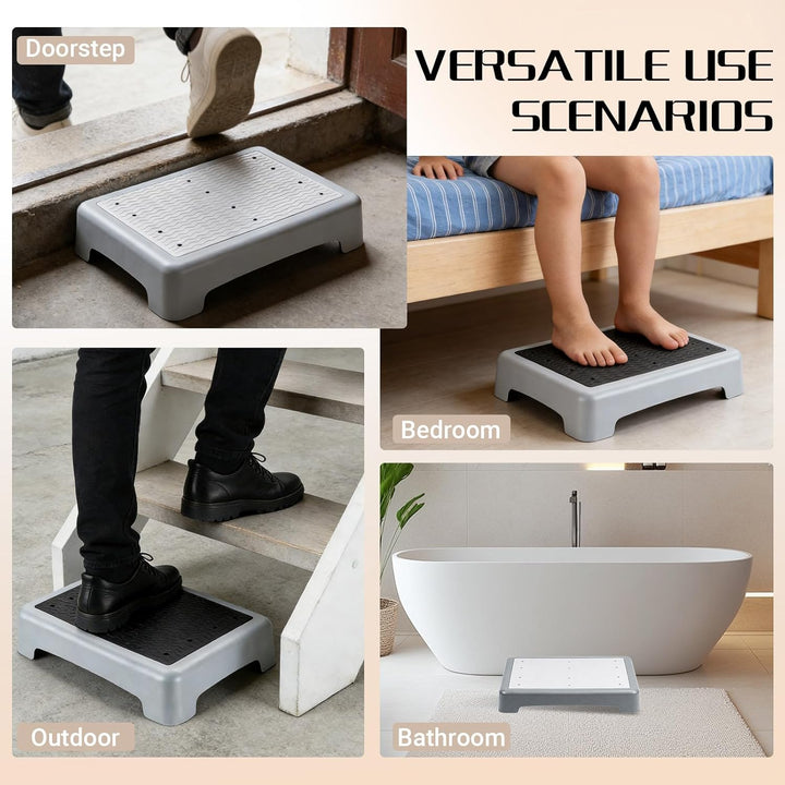 rutschfest Halbstufe 9Cm, Einstiegshilfe Tritthocker, Tragbare Steighilfe Treppen Stufe, Fussstützen