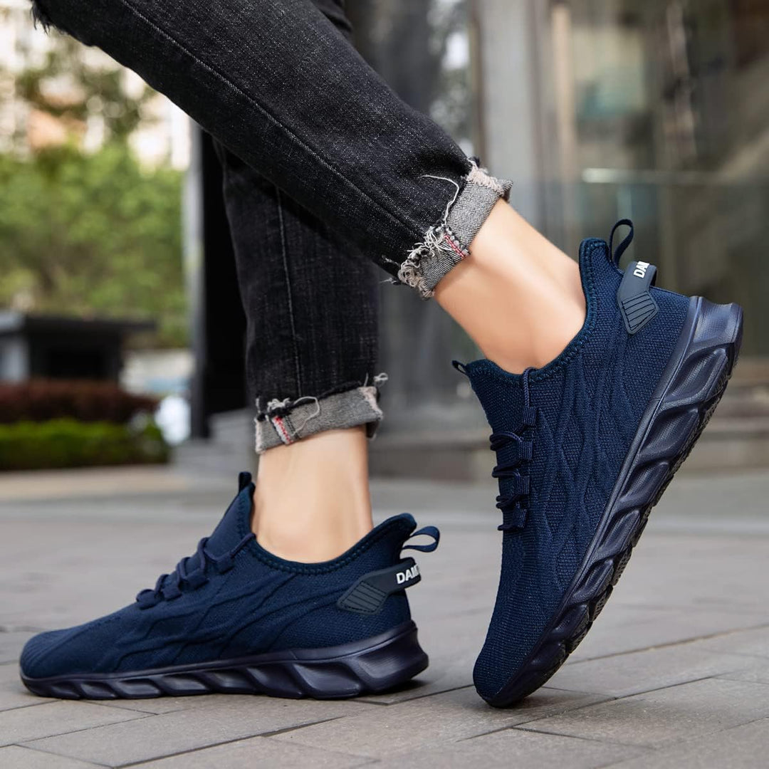 Linenghs Herren Schuhe Laufschuhe Turnschuhe Sportschuhe Sneaker Running Tennis Freizeit Strassenlau