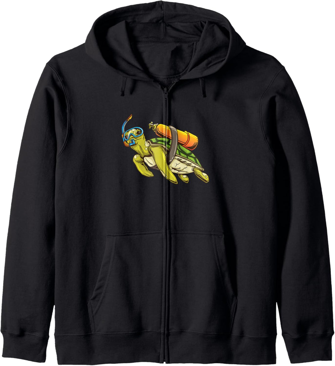 Schildkröte Taucher Kapuzenjacke