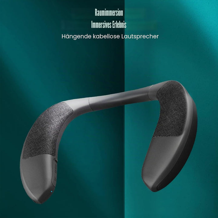 Nackenbügel-Lautsprecher, Tragbarer -Lautsprecher mit Freisprechfunktion, Stereo-Sound und Speicherk