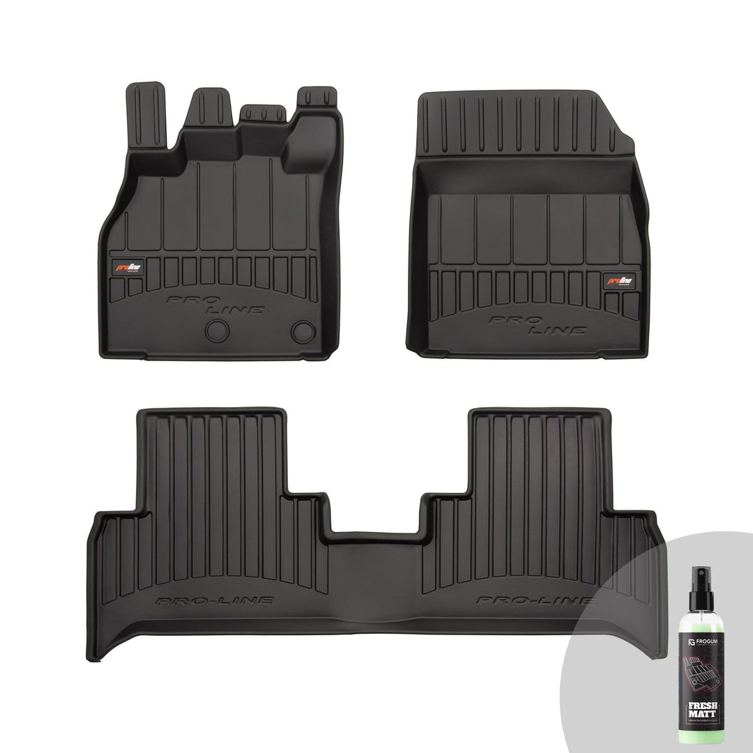 FROGUM ProLine 3D Gummimatten Exklusiven Auto Fussmatten Autofussmatten für Renault Grand Scenic II