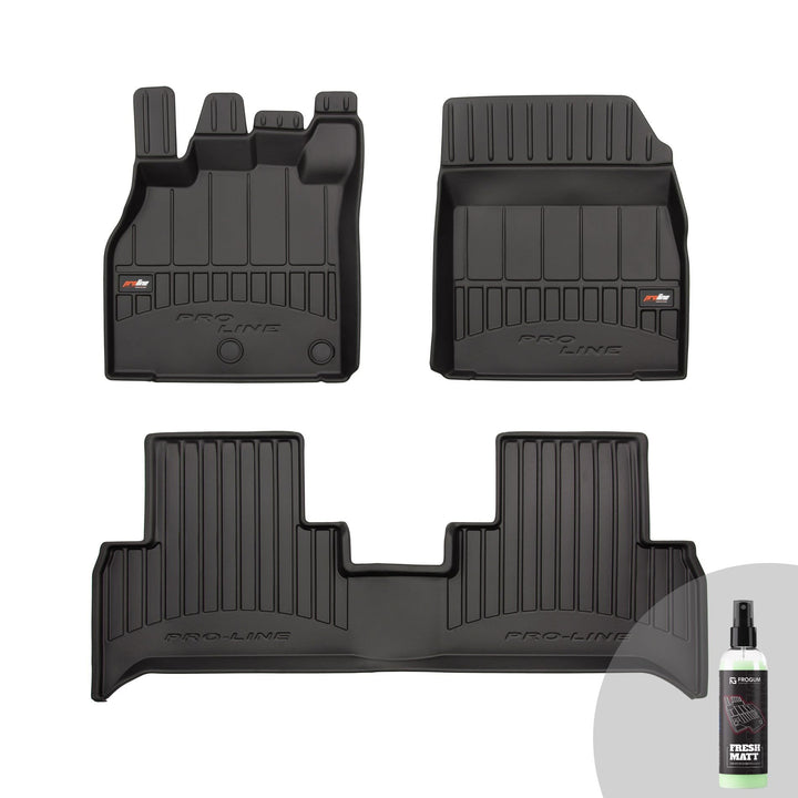 FROGUM ProLine 3D Gummimatten Exklusiven Auto Fussmatten Autofussmatten für Renault Grand Scenic II