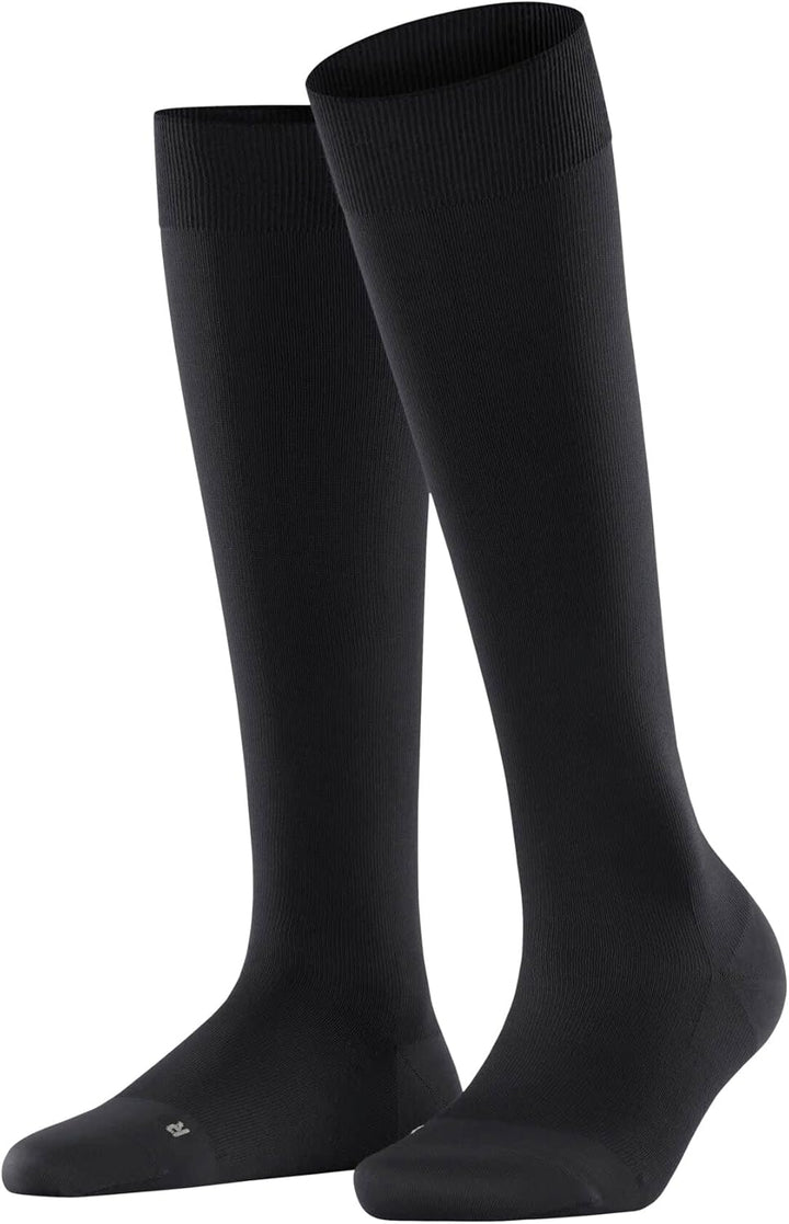 FALKE Lufthansa Travel & Comfort Damen Energizer Kniestrümpfe mit Kompression druckfreier Komfortbun