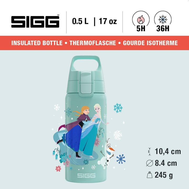 Sigg - Isolierte Trinkflasche Kinder - Shield Therm ONE Frozen - Für Kohlensäurehaltige Getränke Gee