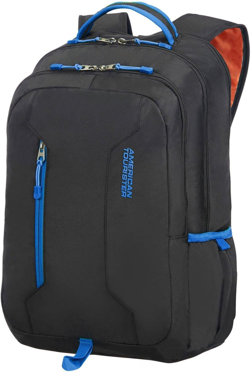 American Tourister Urban Groove - 15,6 Zoll Laptop Rucksack, 47 cm, 27 L, schwarz (black/blue), Schw