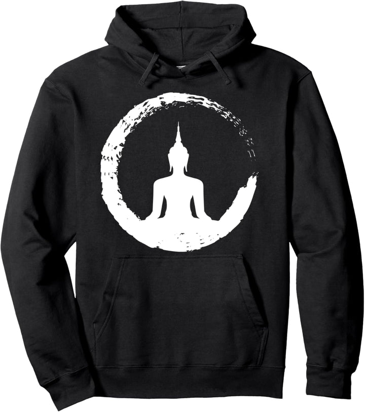 Yoga Vintage Yoga Fan Meditierender Buddha Yogalehrerin Pullover Hoodie