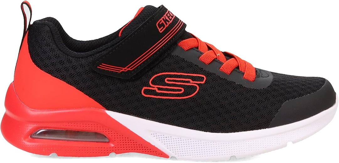 Skechers Jungen 403773l BKRD Sneaker 28 EU Black Textile Red Trim, 28 EU Black Textile Red Trim