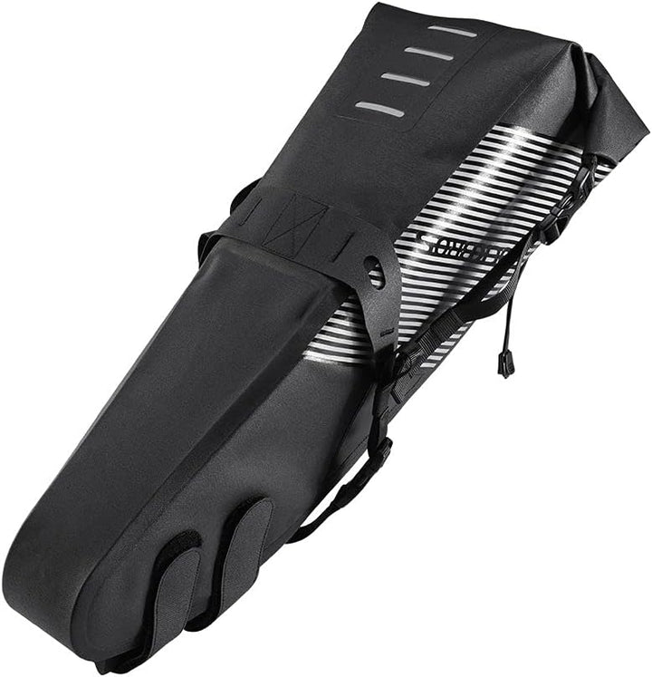 ROCKBROS Fahrrad Satteltasche 100% Wasserdicht IPX7 10L Fahrradtasche Hinterrad Tasche Sitztasche
