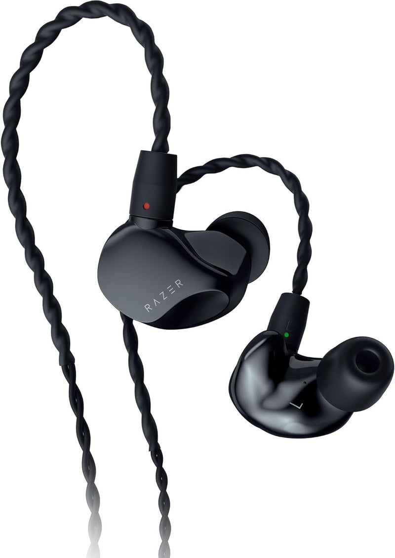 Razer Moray In-Ear-Monitor für Streaming: Hybrid Dual Driver Akustisches Design – Ergonomische Flach