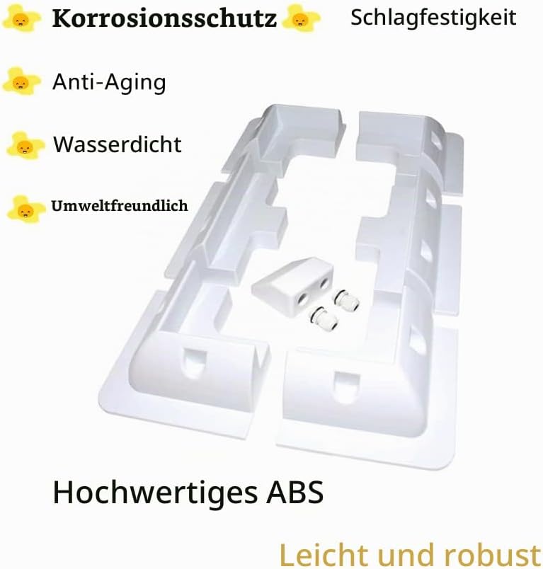 KLLsmDesign Solarmodul Befestigungssatz mit Muttern und Schrauben, Montagewinkel, und andere, Set mi