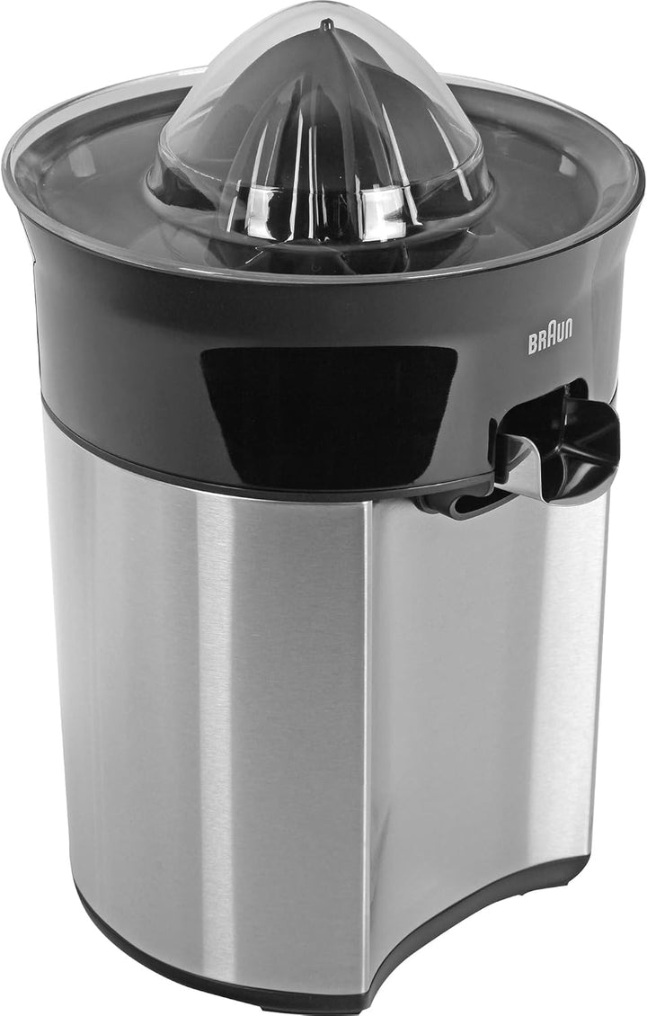 Braun CitrusQuick 5 CJ5050 BK Zitruspresse, Direkter Saftauslauf, Anti-Tropf-Auslauf, Start/Stopp-Au