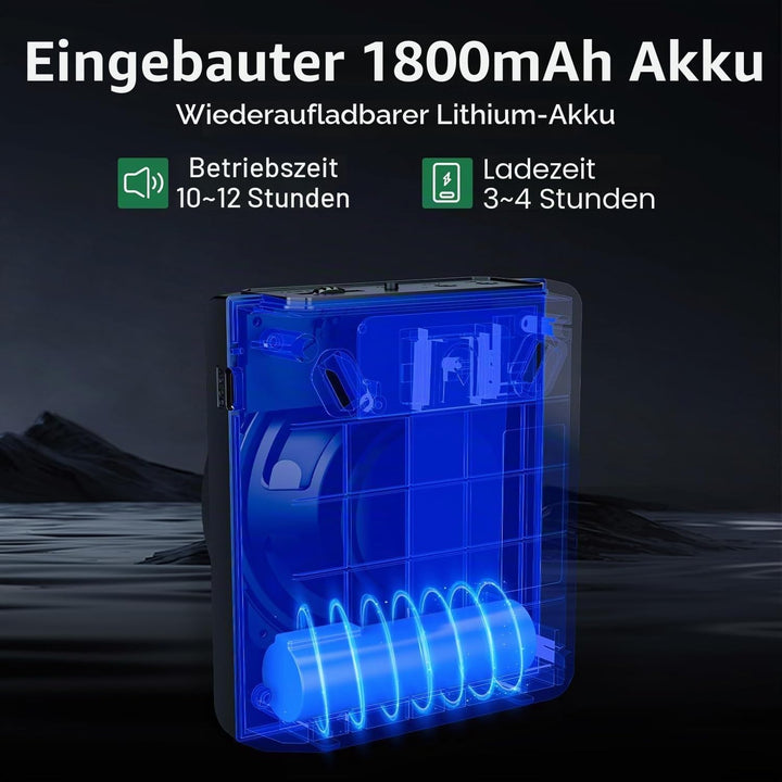 Sprachverstärker tragbar, 2026 Upgraded sprachverstärker drahtlos mit Lapel mikrofon, Lautsprecher m