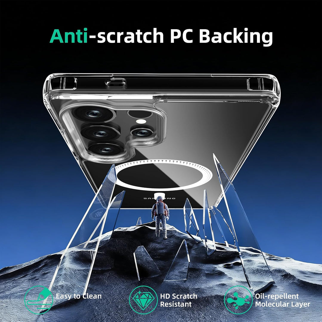 ONES Magnetisch HandyHülle für Galaxy S26 Ultra, Kompatibel mit MagSafe, Militärnorm Schutz Dünne Sa