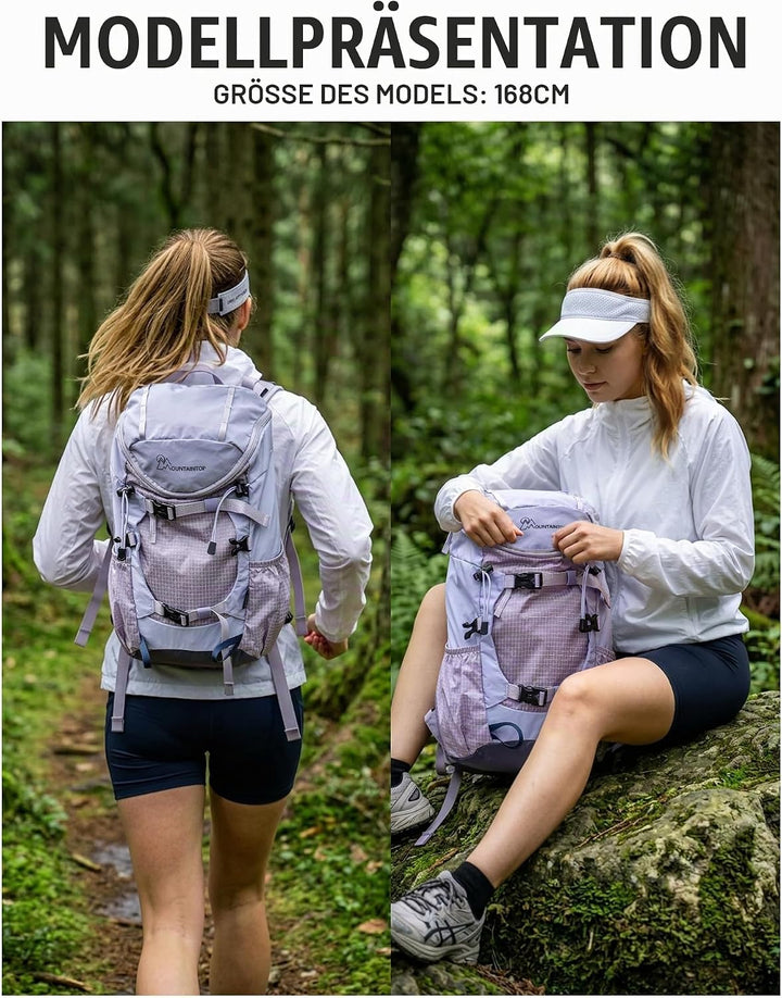 Mountaintop 20L Wanderrucksack Herren Damen Trekkingrucksack Reiserucksack Outdoor Rucksack Trekking