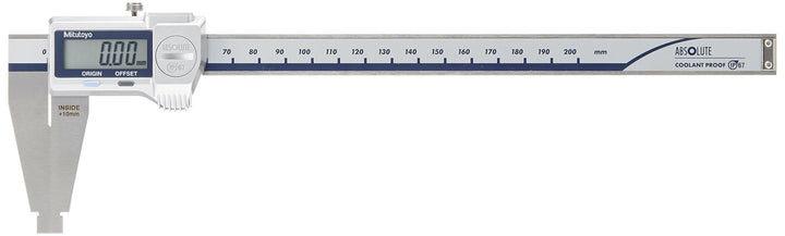 Mitutoyo ABSOLUTE Serie 550 IP67 200 mm Digital Werkstattmessschieber 550-301-20 Schnabel: 60 mm