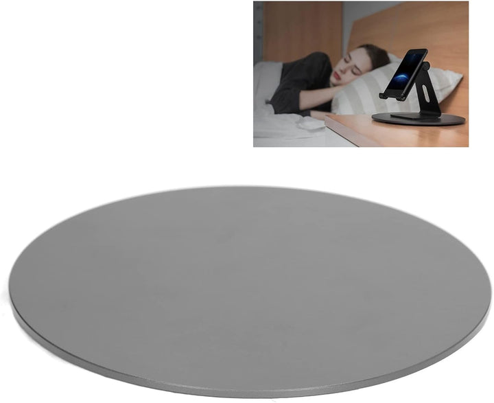 QANYEGN Drehscheibe, Rund 360° drehbare Monitor-Drehscheibe aus Aluminium für Fernseher, Lautspreche