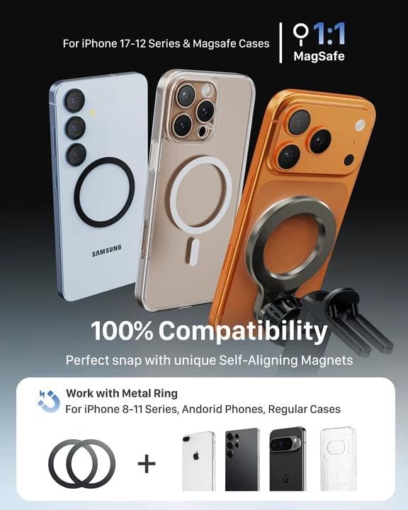 YOSH Mercedes Handyhalterung für Magsafe, Magnetische Handyhalterung Auto Mercedes für A/B/C/V-Klass