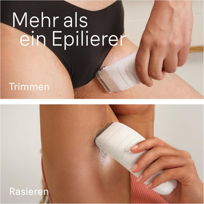 Braun Silk-épil 7, Epilierer Damen / Haarentferner für langanhaltende Haarentfernung, 7-030, Weiss/F