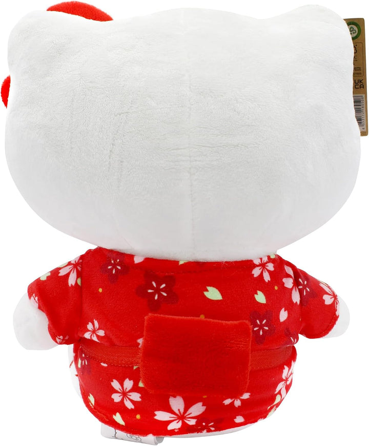 Joy Toy Hello Kitty mit Kimono ECO-Plüsch 14x13x24 cm | Official Licensed Sanrio Plush, Kimono