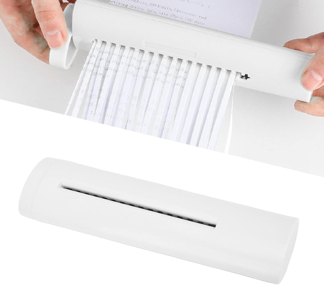 Pongnas Handlicher Aktenvernichter, Manueller Aktenvernichter, Papierschneider für A4- und A6-Papier