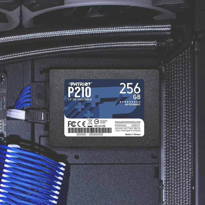 Patriot P210 Interne Solid State Drive 256GB SSD SATA 3 2,5 Zoll, 256GB