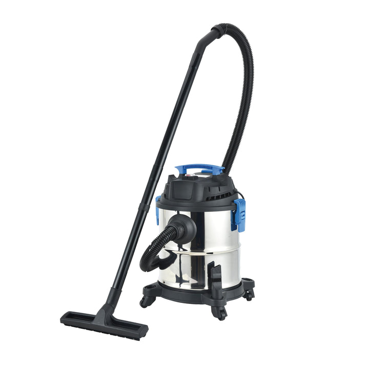 Bikain DIPL15L, Nass Aschesauger-1200W Hohe Leistung-Gebläsefunktion-15 Liter-Wasser-und Trockensaug