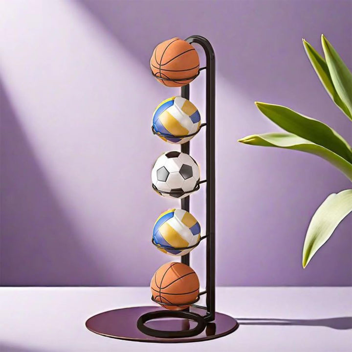 Ballständer, Ballregal, Vertikale Ballaufbewahrung, Ball Rack, Ball Display Ständer für Basketball,