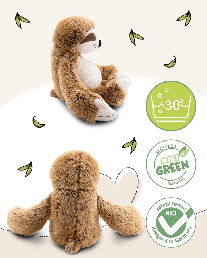 NICI Kuscheltier Faultier Slobby 50cm braun - Stofftier aus weichem Plüsch, niedliches Plüschtier zu