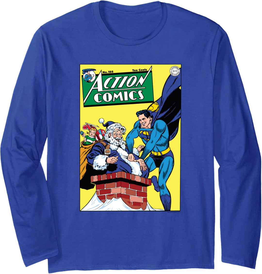 Superman Cover No. 105 Langarmshirt