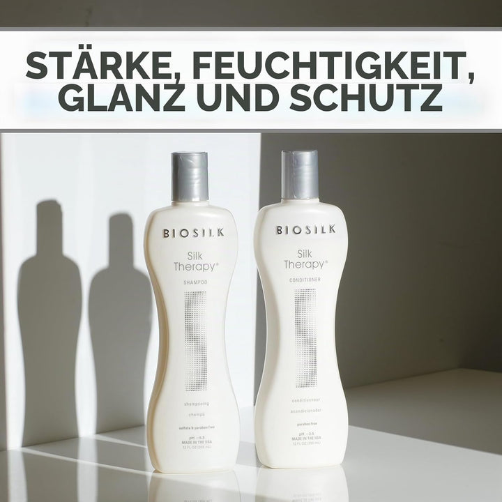 Biosilk Silk Therapy Duo Set Shampoo und Conditioner 340 ml