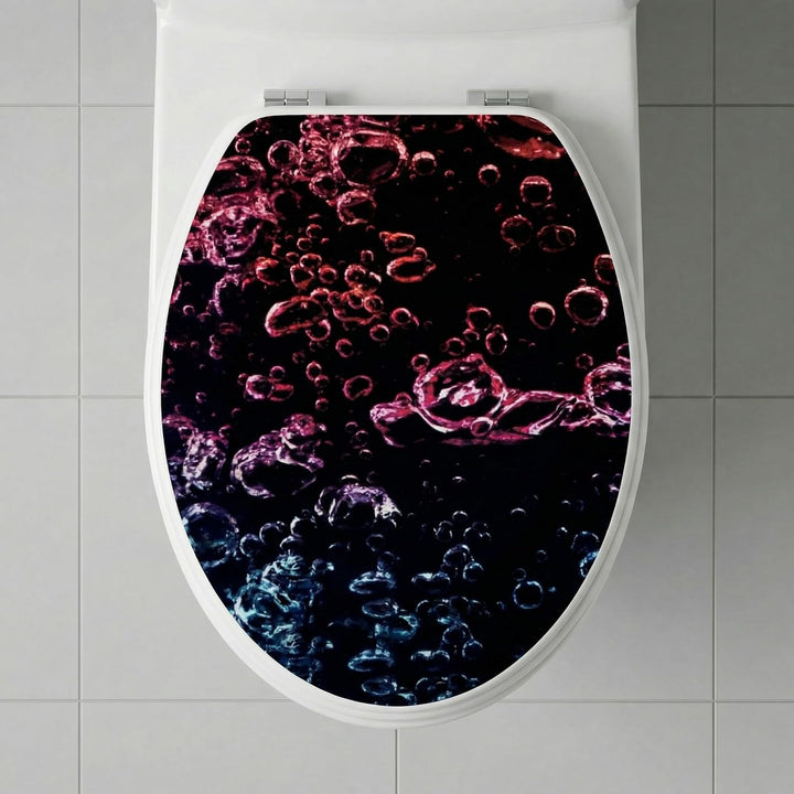 SINOBATH WC Sitz mit Absenkautomatik, Viele Bunte Motive, Toilettendeckel aus Holz, Stabile Qualität