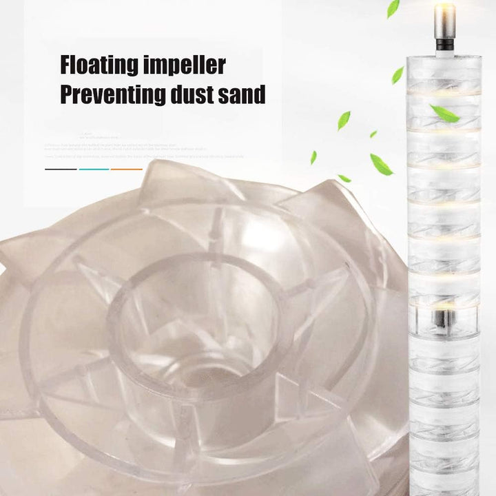 Edelstahl Tiefbrunnenpumpe Tauchpumpe 2.5 Zoll, 250 W, 2800 L/H Garten/bewässerung oder Heimgebrauch