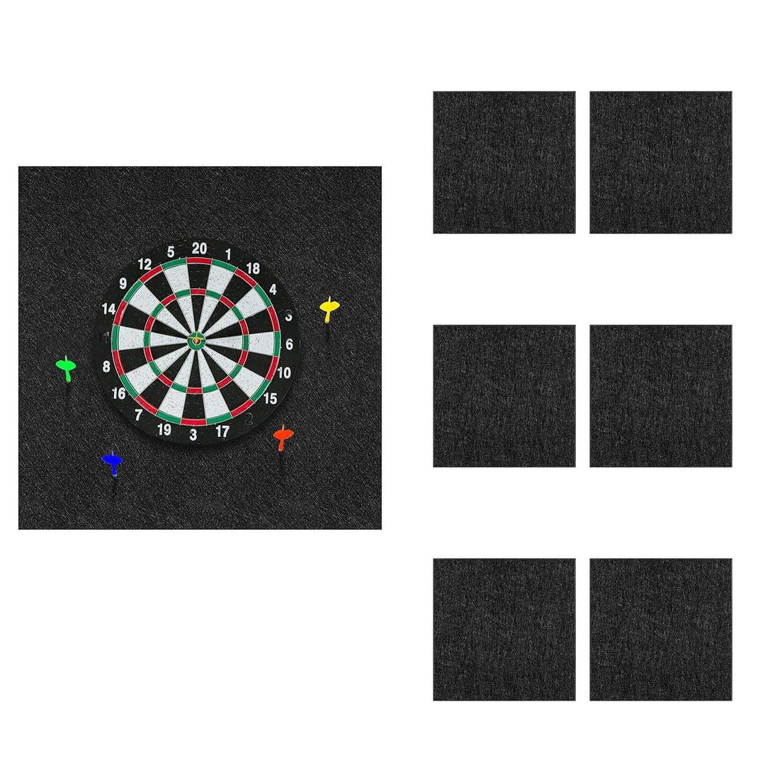 Dartboard-Wandschutz, Filz-Dartboard-Wandschutz, Selbstklebende Dartscheiben Umrandung, Gespleisst,