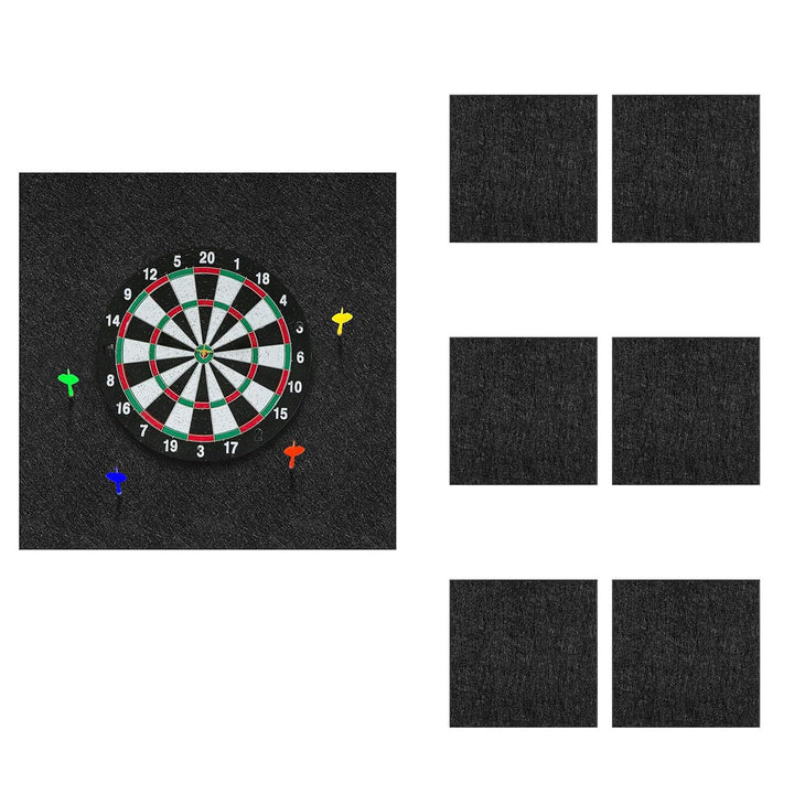 Dartboard-Wandschutz, Filz-Dartboard-Wandschutz, Selbstklebende Dartscheiben Umrandung, Gespleisst,