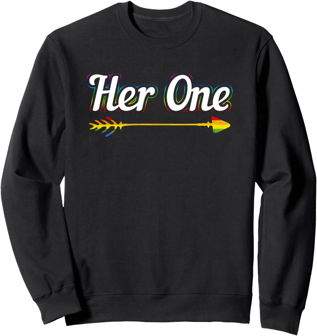 Lesben Bi Lesbisches Pärchen Paar LGBT Gay Pride Parterlook Sweatshirt