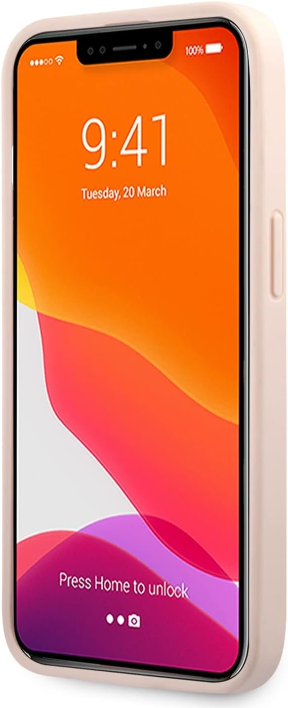 Guess GUHCP13X4GMRPI hülle für iPhone13 Pro Max 6,7" rosa 4G with Ring Stand